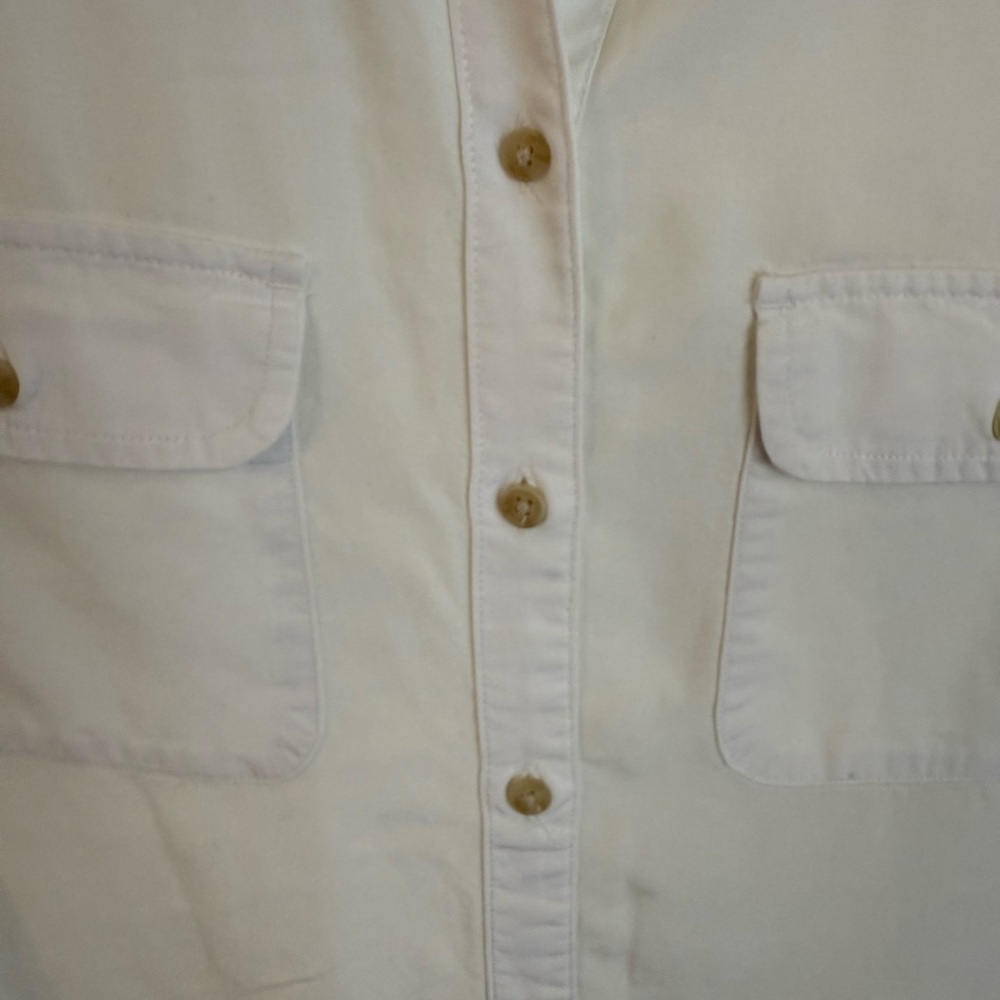 Lucky Brand Classic White Blouse *GOOD USED CONDITION* - Picture 3 of 8